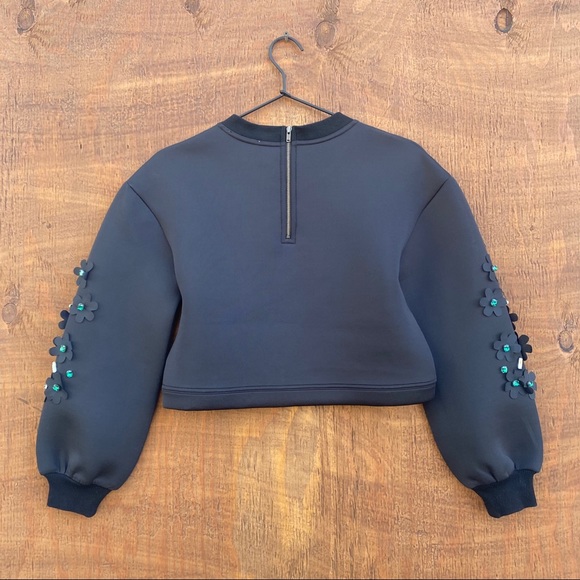 NWT Zendaya embellished sweatshirt shirts SZ s - Picture 3 of 5